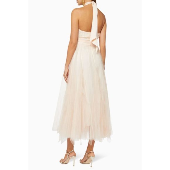 BCBG Almond Pink Gown, Beautiful Layered Tulle, Size 4, NWT - Picture 4 of 13